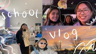 school vlog!|food, friends, drum practice