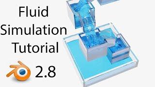 {Part-1} Blender 2.8 Fluid Simulation Tutorial