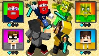 4 YOUTUBER VERLIEREN EIN HERZ! - Minecraft Helden