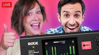 Rodecaster Pro Settings for LIVE Streaming with @tombuck