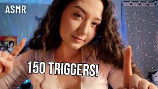 ASMR 150 FAST & AGGRESSIVE TRIGGERS 150K SUBSCRIBER SPECIAL!!