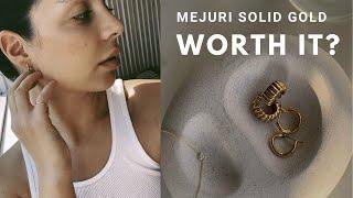 I got SOLID GOLD Mejuri jewelry... Should you buy?