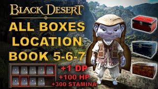 BDO | Dokkebi's Hobbies - The Eyes Of Adventure Journal | Book 5-6-7 | All x110 Boxes |