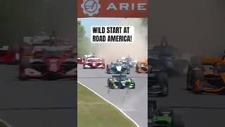 A WILD START at Road America!  #indycar #racing #roadamerica