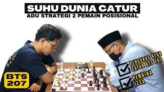 PERTARUNGAN 2 PEMAIN CATUR TIPE POSISIONAL !! PENGURUS KLUB DAN PEMBINA ICCA !! WAJIB KENAL !!