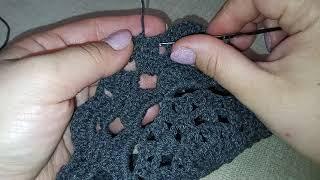 Проста ґотична серветка,  в'язана гачком серветка, DIY, A simple gothic crochet doily