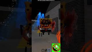 Cartoon chaos, spongebob Exe and squid Exe in the elevator of creepy roblox