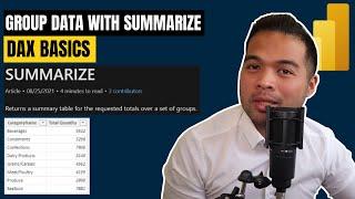 GROUP your data using SUMMARIZE DAX Function in Power BI // DAX Basics for Beginners in 2022