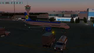 Xplane11 from Navoiy to Tashkent UTSA-UTTT Airbus A320!