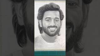 M.S Dhoni Sir Artwork on A4 Size #msdhoni #art #drawing #artist