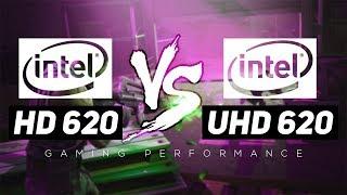 Intel HD 620 VS Intel UHD 620 - Gaming Performance!