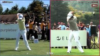 [HD SLOW] Rory McIlroy - 2009 vs 2011, Driver Golf Swing (10)
