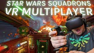 STAR WARS: SQUADRONS VR - Multiplayer Gameplay Livestream! PC VR w/ Flight Stick