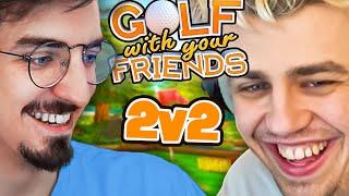 Rumathra und @papaplatte zerstören ihre Zuschauer | Golf with your Friends