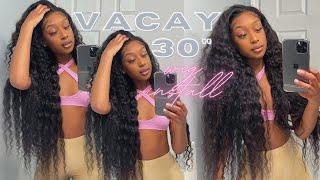 *DETAILED* 30" VACATION HAIR WIG INSTALL | LOOSE DEEP WAVE HD LACE | WIGGINS HAIR