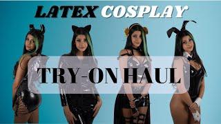 [4K] LATEX COSPLAY Try-On Haul