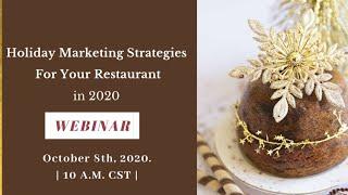 Holiday Marketing Strategies For Your Restaurant in 2020