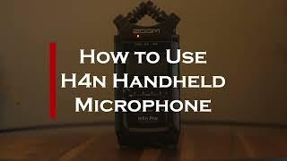 Zoom Four Channel Recorder H4n Pro Setup Tutorial