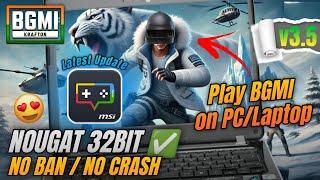 Finally! How To Play BGMI on Emulator | Msi App Player Nougat 32bit Latest Update  | Vormir Gaming