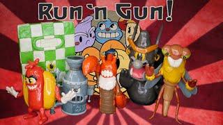 Cuphead Мини-Боссы Run n Gun Из Пластилина/Обзор Фигурок Из Пластилина