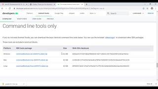 Windows : How to setup Android environment without Android Studio.