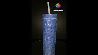 20 Min Rhinestone Tumbler with a Cricut? Yes, please!
