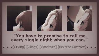 Final cuddles before you leave on a trip [ASMR Girlfriend RP F4A] [Crying] [Clingy] [Goodbyes]