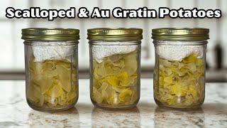 Au Gratin & Scalloped Potatoes! Dehydrated and shelf stable!