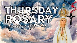 TODAY HOLY ROSARY: LUMINOUS MYSTERIES, ROSARY THURSDAY  NOVEMBER 14, 2024 VIRTUAL #holyrosarytoday