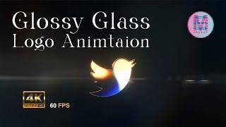 Glossy Glass Logo Animation | Emotion Graphics | 2024