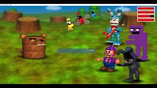 Fnaf World The Return to Nightmare's DEMO 2 gameplay