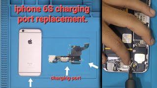 iphone 6S charging port replacement. iPhone 6s charging problem solved.