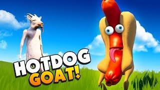 I Became a HOTDOG Goat in the Multiverse! - Goat Simulator 3 DLC