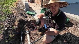 Installing a pop-up irrigation system using Hunter MP rotators