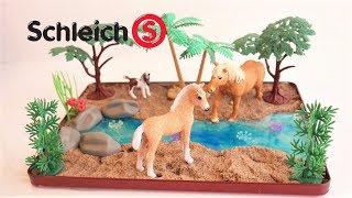 Schleich Horses Magical River DIY | Schleich Horses Wild Life Scene DIY