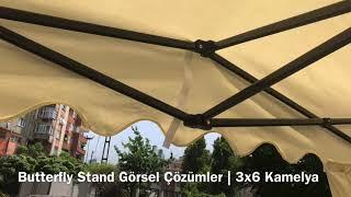 Gazebo Kamelya 3x6 | Butterfly Stand Görsel Çözümler