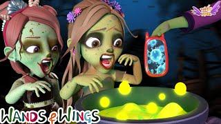 Princesses Turn Into Zombies | Zombie Princesses + Spooky Halloween Castle | Princess Halloween Song