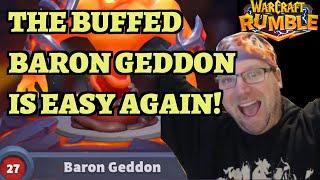 BUFFED Baron Geddon Is EASY! Molten Core Raid Boss Guide F2P - Warcraft Rumble