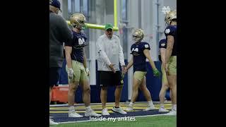 Mike Denbrock is BACK (and ~Mic'd Up~) | Notre Dame Football