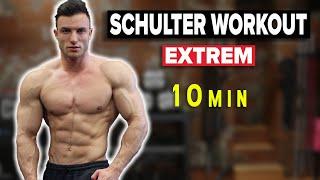 Das Beste 10 Min. Schulter Workout für Zuhause ohne Geräte | Sascha Huber