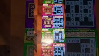 1 crossword express #scratchofftickets #lottomania #lotterytickets