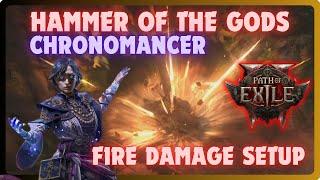 Update/guide on Hammer of the Gods Chronomancer | Path of Exile 2