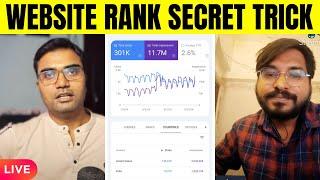 Website Ranking Secret Trick On Livestream; How to Rank My Blog In 2025,  Adsense Approval Tips 2025