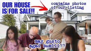 FOR SALE NA! NASA MARKET NA ANG BAHAY NAMIN! FILIPINA CANADIAN FAMILY | Racz Kelly