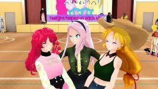 [MMD] MLP, Cafeteria Song (With RWBY, BHA, JOJO, NEZUKO),     I mean why not