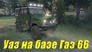 SpinTires обзор мода ( Уаз на базе Газ 66 )