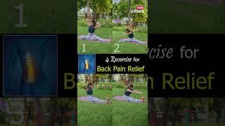 4 Effective Excercise for BACK PAIN | YogaVerse | VOD Vibes