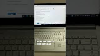 How to select address bar?