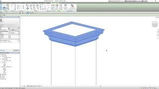 It's Easy! - How to create parametric column with molding using Revit (Part 1)