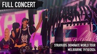 DominATE Melbourne Stray Kids 2024 | Full Concert | Fan Cam